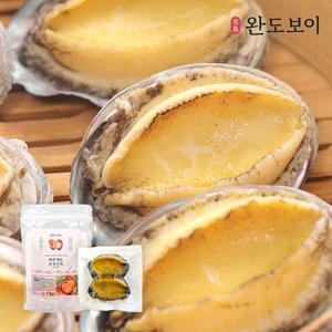 [완도보이]자숙 손질전복 왕특대 16미 (2미 x 2팩 x 4봉)