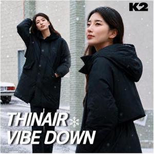 갤러리아_케이투 여성 수지 롱다운 씬에어 NEW 바이브 VIBE KWW24558