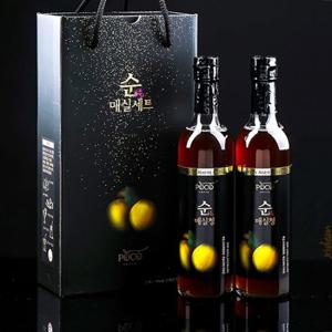 [포코테라] 황매실로 숙성시킨 순매실청세트 (500ml x 2입)