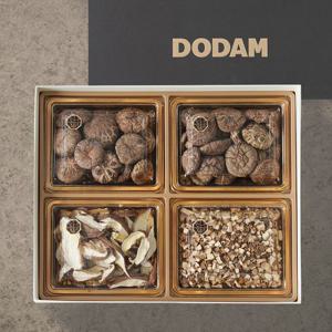 [도담]건표고버섯 1호 선물세트(통건조 100g+절편건조 40g+큐브건조 50g)