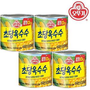 오뚜기 초당옥수수 340g 4개 콘 샐러드 통조림