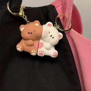 [퍼주는사장님]커플 곰돌이 자석 키링 백 가방 폰 꾸미기 백참 백꾸
