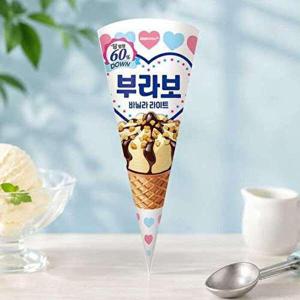 [해태제과]해태 부라보콘 바닐라 라이트 24개  콘 아이스크림