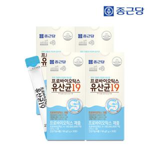 [종근당] 프로바이오틱스 유산균 19 30포 4박스(4개월분)