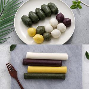 [자연맛남 떡] 다원 모듬깨송편+녹두모시떡+삼색가래떡 세트