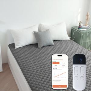 소유하리 탄소매트 스마트 IoT 앱연동 전기매트 온열매트 전자파 없는 전기장판 캠핑 슈퍼싱글