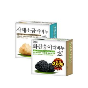 무궁화 화산송이 고체 때비누 100g / 사해소금 고체 때비누100g 목욕 비누 바디 샤워 클렌저