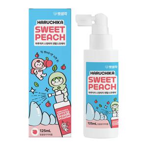 펫생각 강아지 뿌리는 치약 구강 청결제 덴탈 스프레이 125ml 복숭아향 구취 치석 입냄새 제거