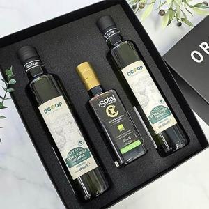 디쿱 유기농 올리브유/고농도발사믹식초 선물세트 (올리브유500mlx2병/발사믹250ml)