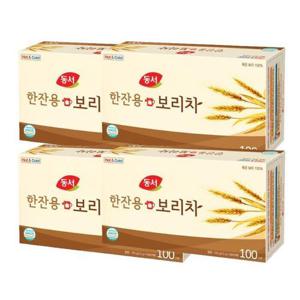 [동서식품] 동서식품 한잔용 보리차 100입 4개