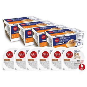 [CJ제일제당]햇반 라이스플랜 파로통곡물밥 190g x16개+12곡잡곡밥 210g x6개