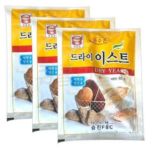 [더블유쇼핑]아주존 드라이이스트 60g x 3개_23994400_588397