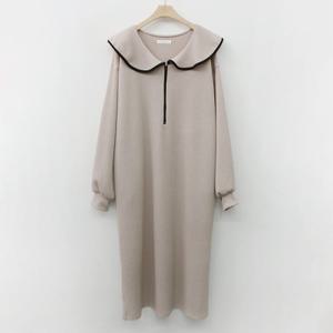 아이우먼 집업배색세라카라원피스 GRK789M301 빅사이즈