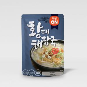 한끼해줘 간편식 즉석조리 즉석국 황태해장국 600g x4봉