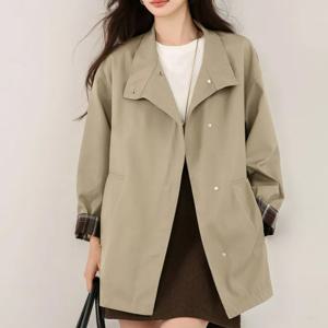 [블랙퀸] 루즈핏 바람막이 코트 blk003867
