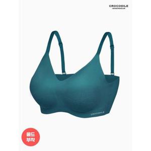 [크로커다일 이너웨어]라이크라 쉘론 데일리 몰드부착 스트랩 브라 1종 CDWBR5O11T