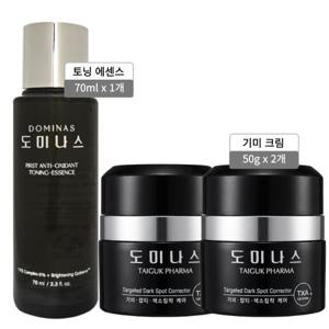 도미나스 크림 시즌7 트라넥산삼 태극제약 50g 2개+토닝에센스 70ml 1개