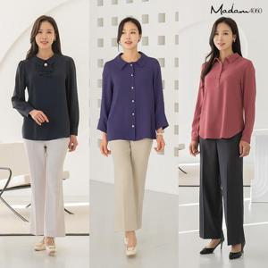 엄마옷 마담4060 1+1+1 클래씨블라우스 3종 -QHBL2502002-
