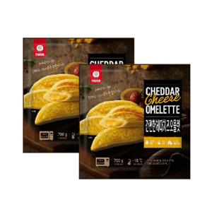 천일식품 간편한체다치즈오믈렛 700g x 2개 (총 70g  x 20개)
