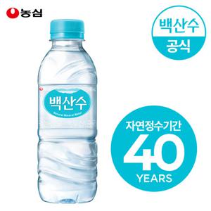 농심 백산수 330ml 80병 생수