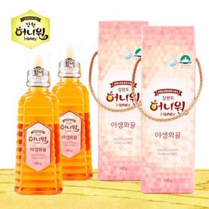 [강원허니원] 야생화 벌꿀 500gx2통/튜브