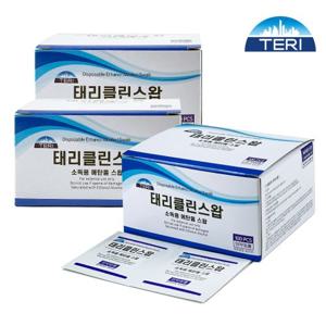 태리 일회용 알콜솜 태리클린스왑 300매 에탄올 낱개포장 소독솜 의약외품
