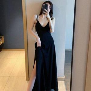 이쁘다요 어깨 끈 여자 원피스 여름 나시 롱 WFLMN0D