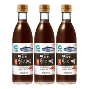 [청정원] 맛선생 꽃게 참치액 950g X3개