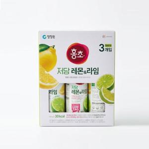 코스트코 청정원 홍초 레몬 라임 900MLx3_저당