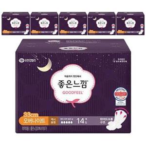 좋은느낌 울트라 날개형 오버나이트 14입 x 5개