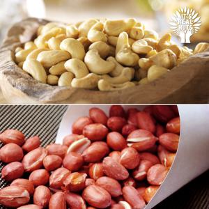 [리얼넛츠]구운캐슈넛 800g + 볶음땅콩 800g(총 1.6kg)