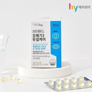 갤러리아_[에치와이] 브이푸드 알티지 오메가3 듀얼케어 2박스