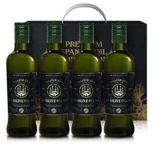 [선물포장] 포스티보나 엑스트라버진 올리브유 500ml 4병 오일선물세트