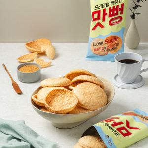 두번튀겨 고소한 무설탕 프리미엄 뻥튀기 과자 4개입x15봉