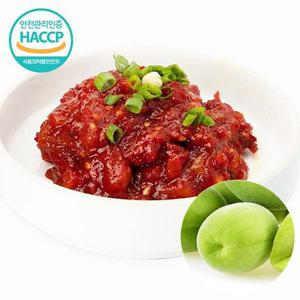 [웰굿]HACCP 전북 프리미엄 매실 품은 비빔오징어젓갈 800g