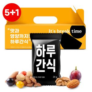 [5+1][하루견과] 하루간식 20gx20입 선물세트