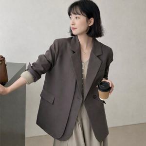 [몽벨리즈]미니멀절개루즈롱자켓 mde2302758