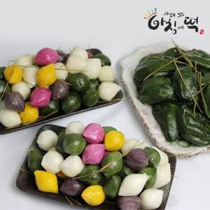 [아침에떡]송편세트1 1kg (오색송편47개)
