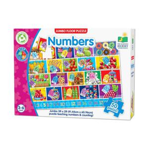 [러닝저니] 점보퍼즐-숫자50피스 퍼즐맞추기 교육 완구 학습