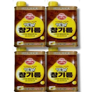 오뚜기 옛날 참기름 450ml 4개