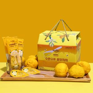 마이데이즈 슈푼슈푼 꿀 유자차 선물셋트 1BOX(30스푼)