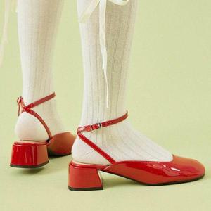 [미쏘]앵클 스트랩 펌프스 (MIAUPF306G-O)