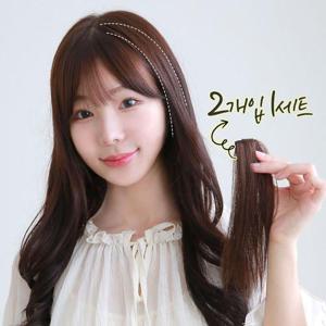 [W2028] 인모100% 데일리 멀티피스 앞머리가발 정수리 부분가발