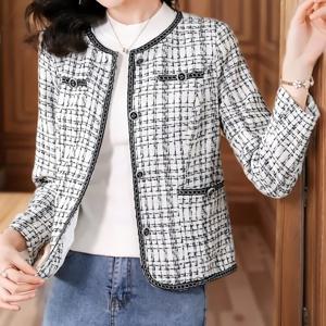 [SALE]여성 아우터 상의 간절기 트위드 자켓