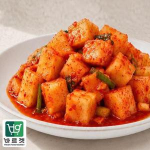 갤러리아_전라도전통함평김치 깍두기1kg 국내산재료 당일제조 바르겟