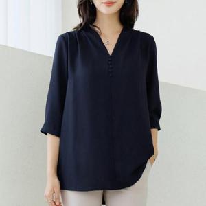 [데드라](110size)콩셔링블라우스[7부] TBD3620