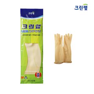 크린랩 식품전용 고무장갑 (M)중