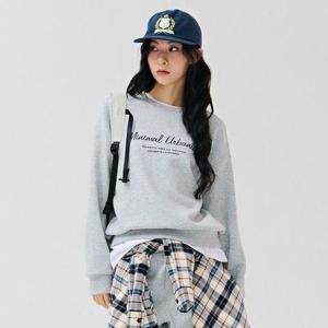 [체이스컬트]W 레터링 맨투맨
