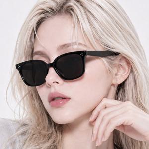 [VASCARA] 선글라스 REGGIE (4colors) / 여성 스퀘어 웰링턴 뿔테 클래식 자외선차단 UV400