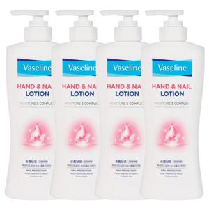 (4개)애경 바세린 핸드 앤 네일 로션 450ml